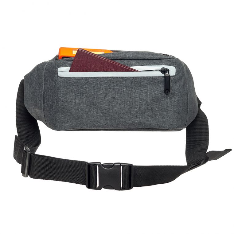 Сумка поясна (бананка) зі світловідбиваючою блискавкою