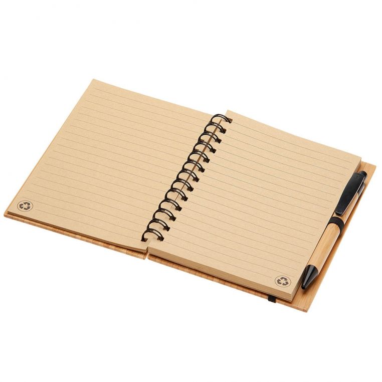 ЕКО блокнот бамбуковий А5 + ручка - Зображення 2