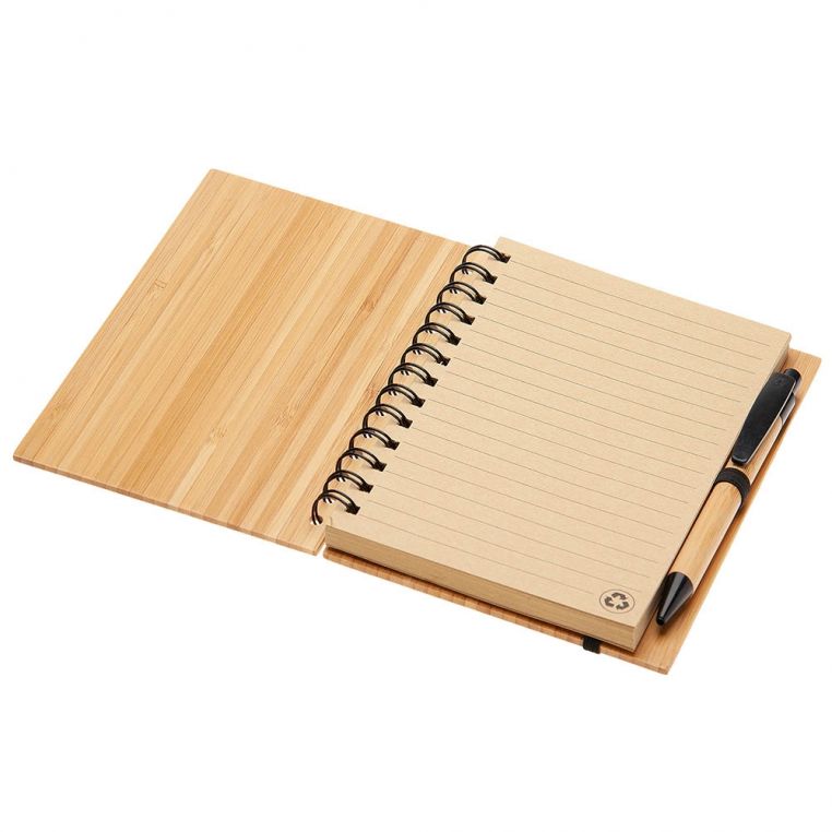 ЕКО блокнот бамбуковий А5 + ручка - Зображення 3
