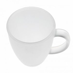 Чашка скляна 325 мл матова зовні глянцева всередині