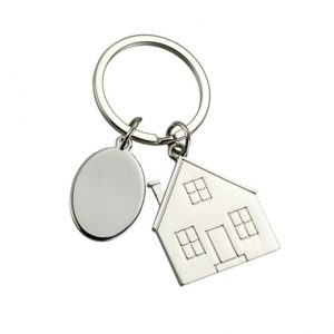 Брелок з шильдом 'Будиночок' металевий