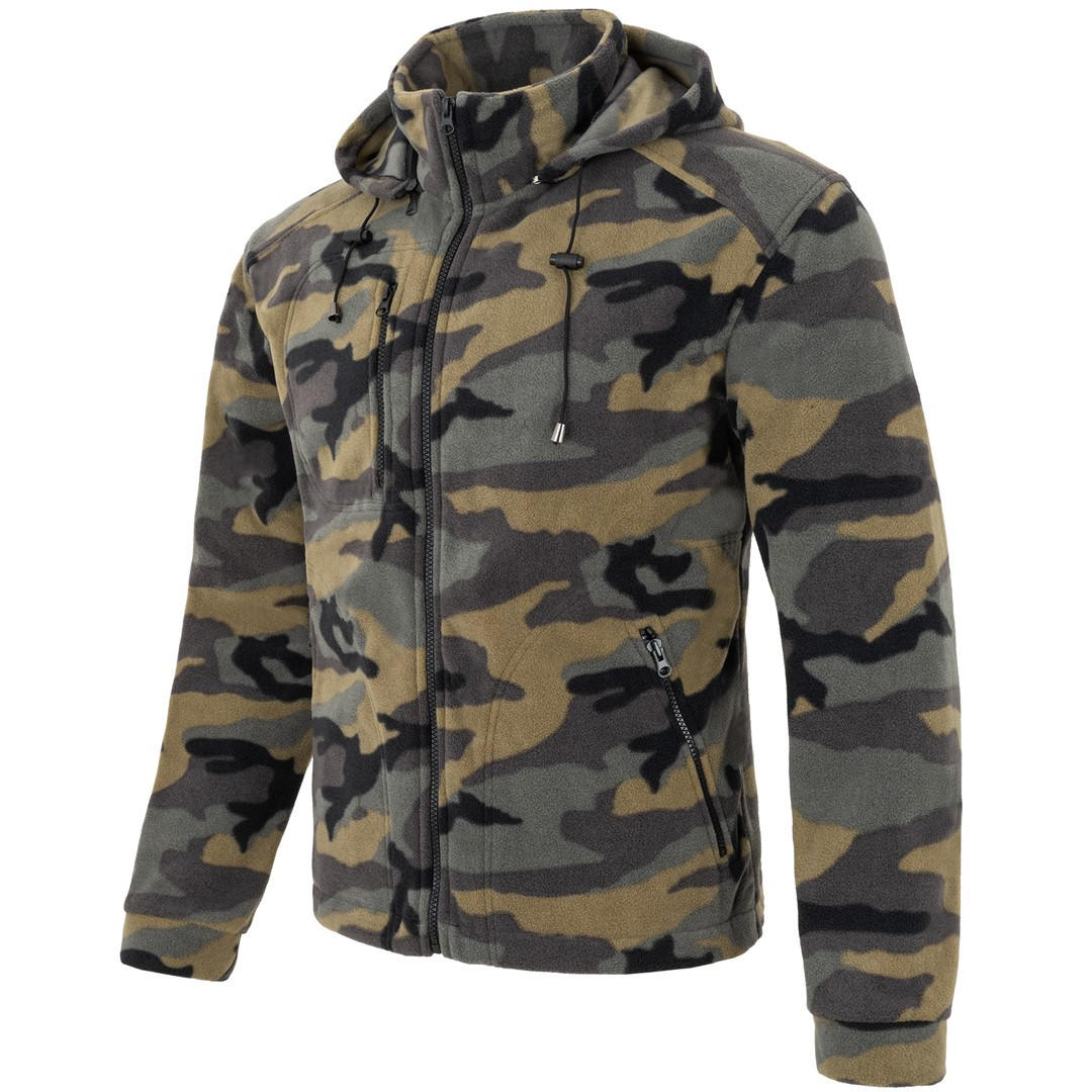 Флісова кофта FLRA 340 HOOD Camouflage - Зображення 2