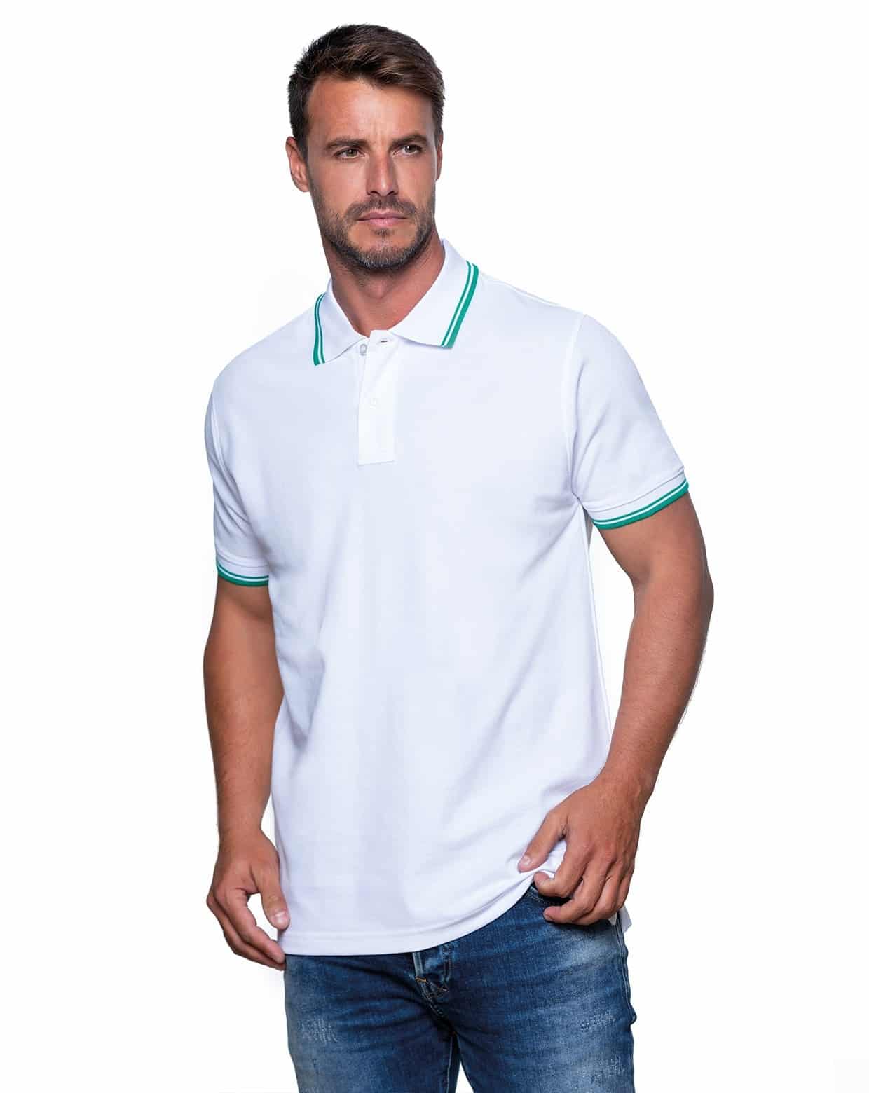 Футболка поло JHK POLO REGULAR MAN CONTRAST - Зображення 2