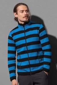 Active Striped Fleece Jacket